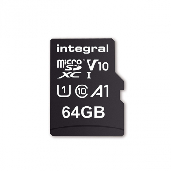 Karta Pamięci SDXC INTEGRAL 64GB + Adapter High Speed